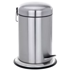 Wenko Nova 3 Litre Pedal Bin - Stainless Steel