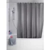 Wenko Plain Grey Polyester Shower Curtain - W1800 X H2000mm