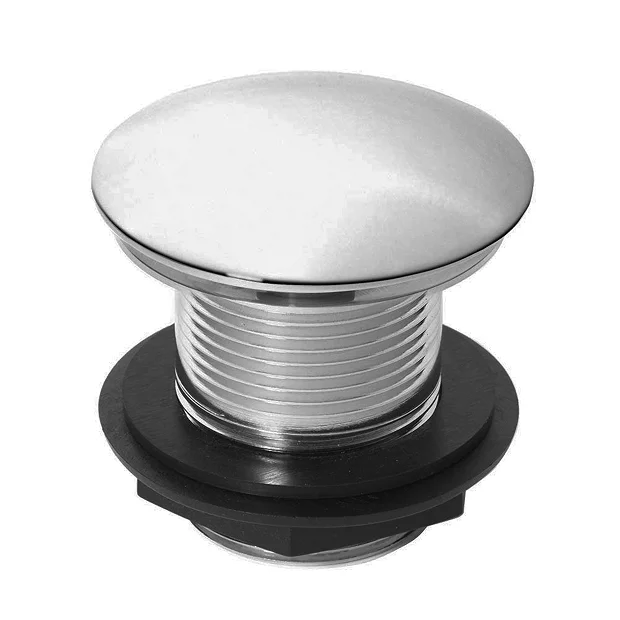 Victorian Plumbing Chrome Unslotted Bath Waste With No Overflow 1 Victorian Plumbing Chrome Unslotted Bath Waste With No Overflow