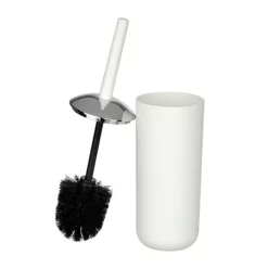 Wenko Brasil White Toilet Brush & Holder