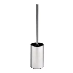 Wenko Detroit Toilet Brush & Holder - Stainless Steel