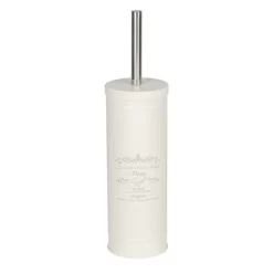 Wenko Home Vintage Steel Toilet Brush + Holder