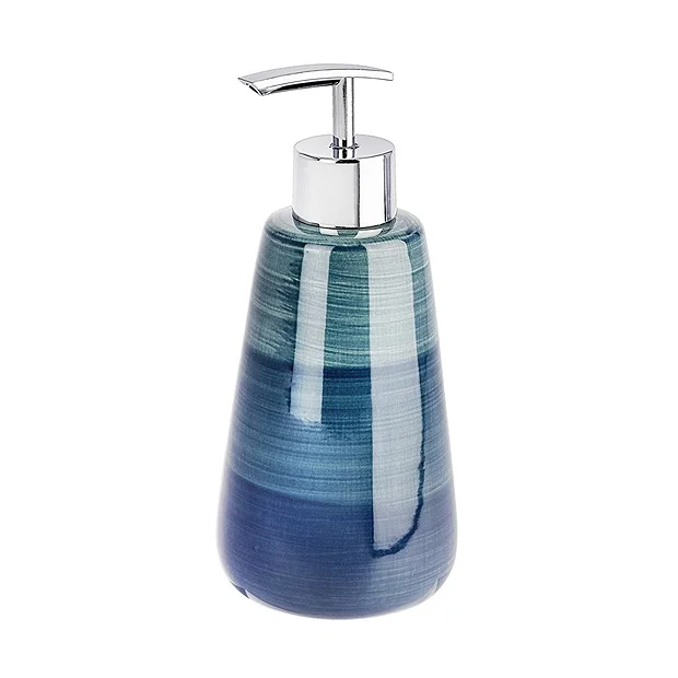 Wenko Pottery Petrol Ceramic Soap Dispenser 1 Wenko Pottery Petrol Ceramic Soap Dispenser
