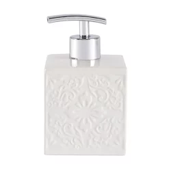 Wenko Cordoba White Ceramic Soap Dispenser