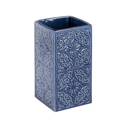 Wenko Cordoba Blue Ceramic Tumbler -smedbo shop 22652100 d1