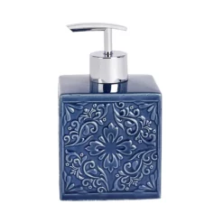 Wenko Cordoba Blue Ceramic Soap Dispenser