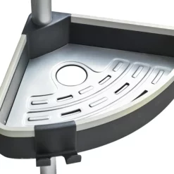 Wenko Wave Telescopic 3-Tier Corner Shelf Storage 11 Wenko Wave Telescopic 3-Tier Corner Shelf Storage -smedbo shop 22827100 d4n