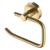 Just Taps Plu JTP Vos Brushed Brass Toilet Roll Holder