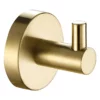 Just Taps Plu JTP Vos Brushed Brass Single Robe Hook