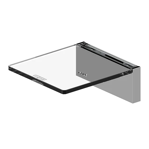 AKW Onyx Small Shelf Chrome 1 AKW Onyx Small Shelf Chrome