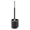 AKW Onyx Black Toilet Brush And Holder