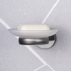 Just Taps Plu JTP Vos Brushed Black Soap Dish