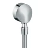 Hansgrohe FixFit Wall Outlet E With Non-Return Valve And Pivot Joint