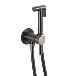 Just Taps Plu JTP Vos Brushed Black Douche Spray Kit