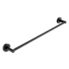Just Taps Plu JTP Vos Matt Black 600mm Towel Rail