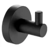 Just Taps Plu JTP Vos Matt Black Single Robe Hook