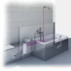 Grohe Talentofill Inlet Bath Pop-Up Waste With Filler For Standard Bath
