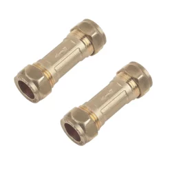 Victorian Plumbing Pair Of 15mm Single Check Non Return Valves
