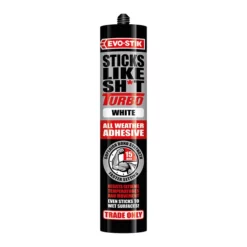 Evo-Stik Sticks Like Sh*t Turbo Grab Adhesive 290ml - White