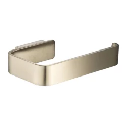 Just Taps Plu JTP Hix Brushed Brass Toilet Roll Holder
