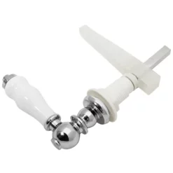 Victorian Plumbing Traditional Ceramic Cistern Lever Handle