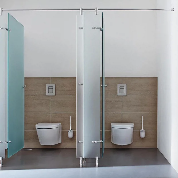 Grohe Skate Cosmopolitan Stainless Steel WC Wall Flush Plate 1 Grohe Skate Cosmopolitan Stainless Steel WC Wall Flush Plate