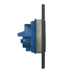 Grohe Even Dual Flush Plate - Phantom Black 8 Grohe Even Dual Flush Plate - Phantom Black -smedbo shop 38966kf0 d1