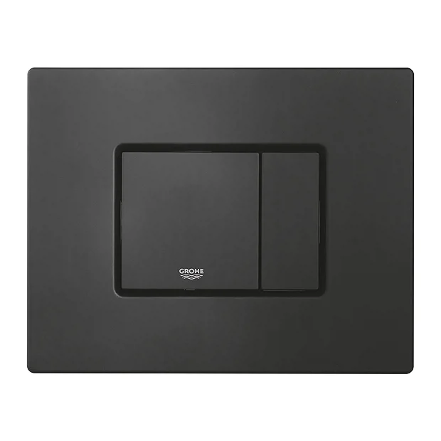 Grohe Even Dual Flush Plate - Phantom Black 6 Grohe Even Dual Flush Plate - Phantom Black - Image 6