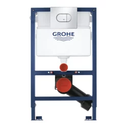 Grohe Solido 0.82m 3 In 1 Set Low Noise Support Frame For Wall Hung WC With Arena Flush Plate 7 Grohe Solido 0.82m 3 In 1 Set Low Noise Support Frame For Wall Hung WC With Arena Flush Plate -smedbo shop 39843000 d1