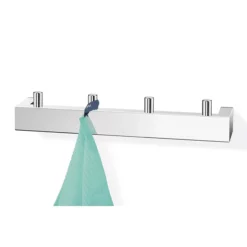 Zack Accessori Zack Linea Towel Hook Rail - Polished Finish