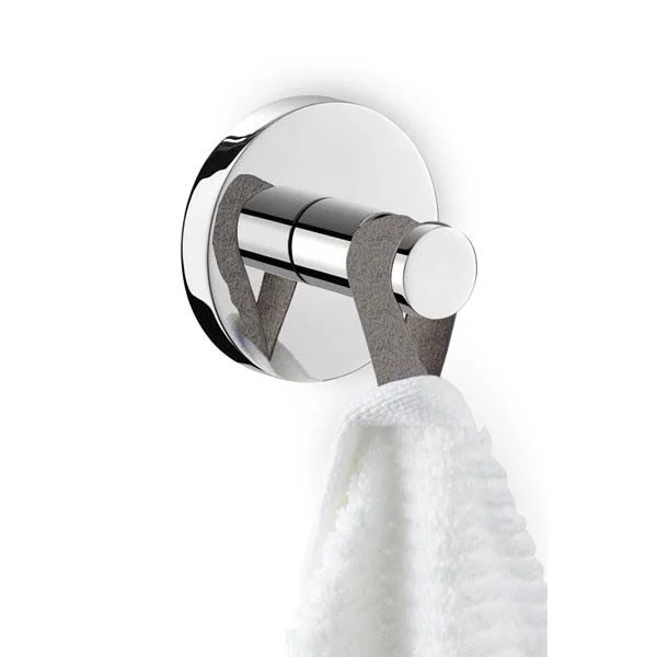Zack Accessori Zack Scala Stainless Steel Towel Hook + Mount Adhesive 2 Zack Accessori Zack Scala Stainless Steel Towel Hook + Mount Adhesive - Image 2