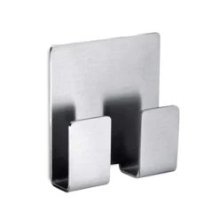 Zack Accessori Zack Appeso Double Towel Hook - Stainless Steel