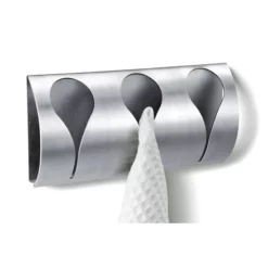 Zack Accessori Zack Genio Towel Clip Rack - Stainless Steel