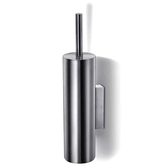 Zack Accessori Zack Tubo Wall Mounted Toilet Brush - Stainless Steel 1 Zack Accessori Zack Tubo Wall Mounted Toilet Brush - Stainless Steel