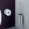 Zack Accessori Zack Linea Wall Mounted Toilet Brush - Stainless Steel