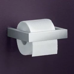 Zack Accessori Zack Linea Wall Mounted Toilet Roll Holder - Stainless Steel