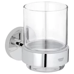 Grohe Essentials Glass Tumbler With Holder