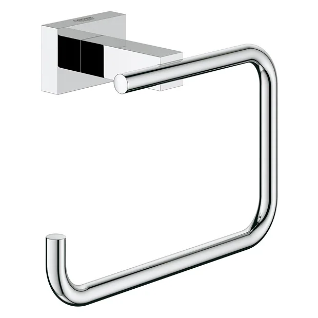 Grohe Essentials Cube Toilet Roll Holder 1 Grohe Essentials Cube Toilet Roll Holder