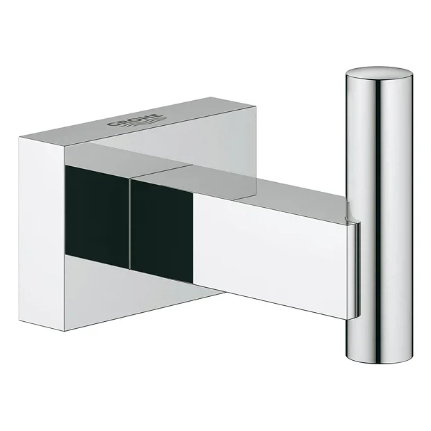 Grohe Essentials Cube Robe Hook 1 Grohe Essentials Cube Robe Hook