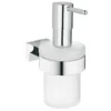 Grohe Essentials Cube Soap Dispenser And Holder