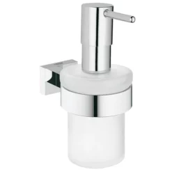 Grohe Essentials Cube Soap Dispenser And Holder