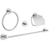 Grohe Essentials 4-in-1 Master Bathroom Accessories Set