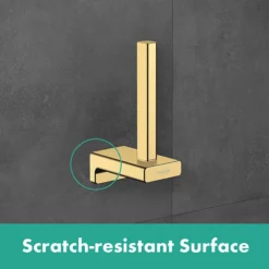 Hansgrohe AddStoris Polished Gold Optic Spare Toilet Roll Holder -smedbo shop 41756990 l3