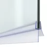 Victorian Plumbing 10-16mm Gap Bath Shower Screen Door Seal Strip - Glass 4-6mm