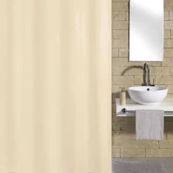 Kleine Wolke Kito Polyester Shower Curtain - W1800 X H2000 - Nature