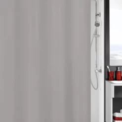 Kleine Wolke Kito Polyester Shower Curtain - W1800 X H2000 - Grey