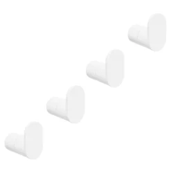 smedbo shop 16 4 X Arezzo Matt White Robe Hooks