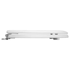 Bemis - Model 5000CP Toilet Seat With Chrome Hinges - White 5 Bemis - Model 5000CP Toilet Seat With Chrome Hinges - White -smedbo shop 5000cp000 d1n