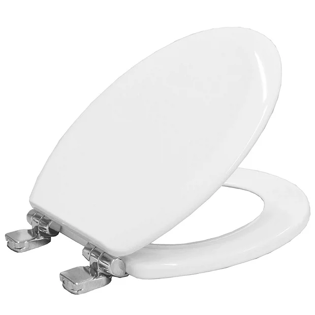 Bemis Chicago Soft Close Toilet Seat With Chrome Hinges 2 Bemis Chicago Soft Close Toilet Seat With Chrome Hinges - Image 2