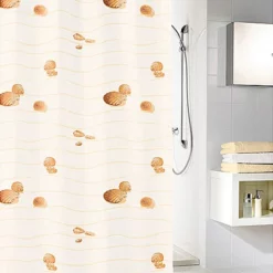 Kleine Wolke - Miami Polyester Shower Curtain - W1800 X H2000 - Beige